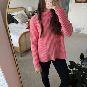 Pink old navy sweater